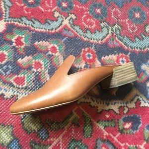Madewell Willa Loafer Mule in Nubuck Leather